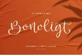 Bonoligt Typeface font