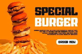 Burger Crunchy font