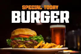 Burger Crunchy font