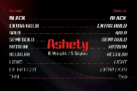 Ashety font