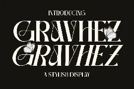 Gravhez Sylist Display Font