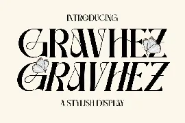 Gravhez Sylist Display Font