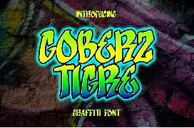 Goberz Tigre - Modern Graffiti Font