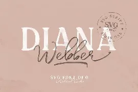 Diana Webber - SVG Font Duo