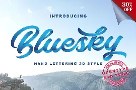 Bluesky SVG Font