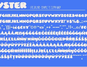 Toyster font