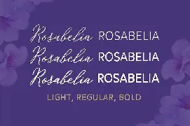 Rosabelia - Script & Sans Serif font