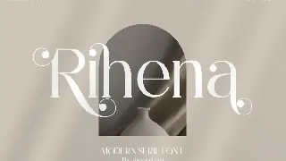 Rihena Modern Serif Font