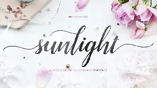 Sunlight Script font