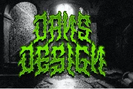 Manson Modern Blackletter Metal Horror Font