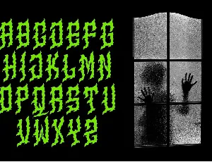 Manson Modern Blackletter Metal Horror Font