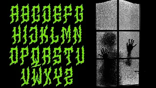 Manson Modern Blackletter Metal Horror Font