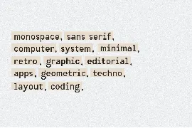 Informe - Monospaced font