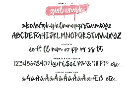 Bold brush font, Girl Crush