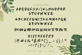 Tropical Times - Handwritten Bold Font