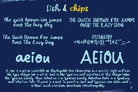 Fish and Chips Script Font