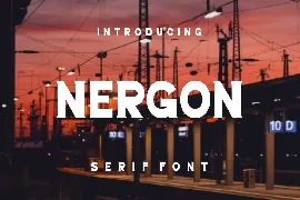 Nergon Font