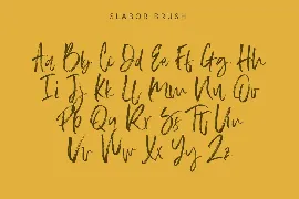 Slabor Brush Font