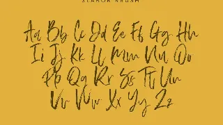 Slabor Brush Font