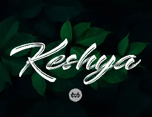 Keshya - Beautiful Script font