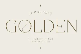 Golden Luxury Font