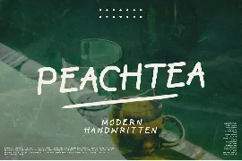 peachtea font