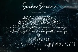 Ocean Dream | Brush Script Font