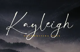 Kayleigh - Handwriting Font