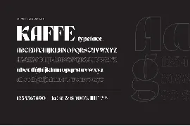 Kaffe | Psychedelic typefaces font