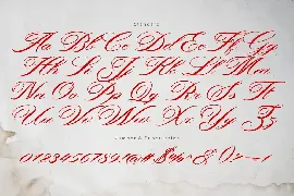 Bonthing Calligraphy Font