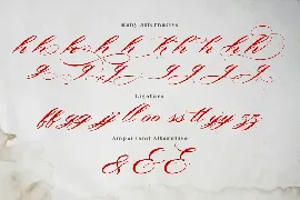 Bonthing Calligraphy Font