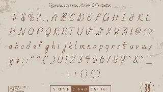 Salahutu - Handwrite Script font