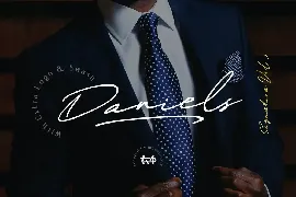 Daniels Signature Font