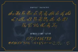 Sinister - Tattoo Style font