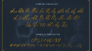 Sinister - Tattoo Style font