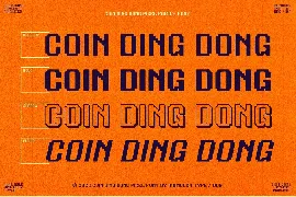 Coin Ding Dong font