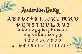 Anderlin Daily font