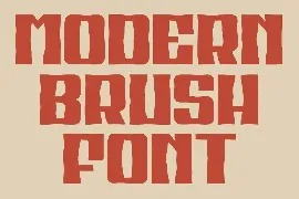 Sena Nespora Brush font