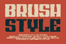 Sena Nespora Brush font