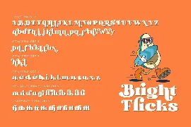 Bright Flicks font