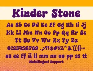 Kinder Stone font