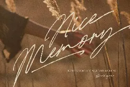 Nice Memory - Nostalgic Script font