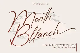 Month Bllach font