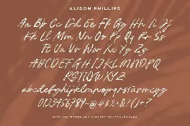 Alison Phillips font