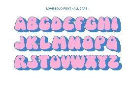 Love Bold - Display Font