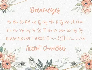 Dreameyes Handwriting Font