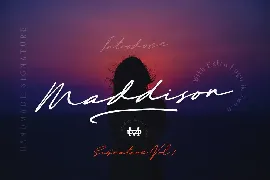 Maddison Signature Font