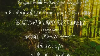 Huntten | Cute Script Font