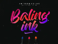 Baling Ink font