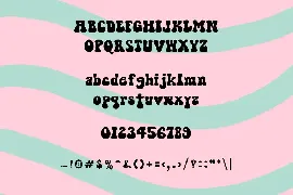 The Sooky 70s - Groovy Retro Bubbly Font